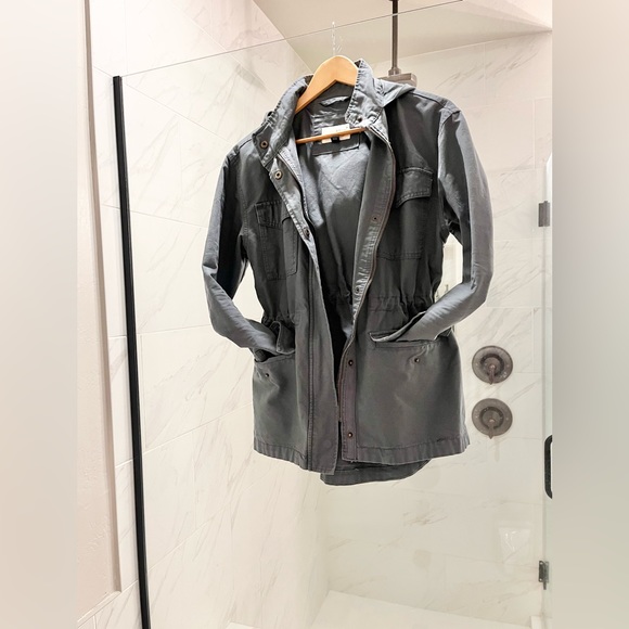 Blue Spring Universal Thread Parka Utility Rain Jacket - Picture 1 of 3